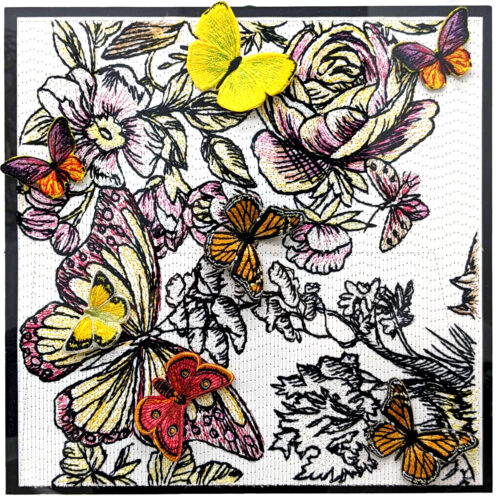 Butterfly Toile | 12" x 12"
