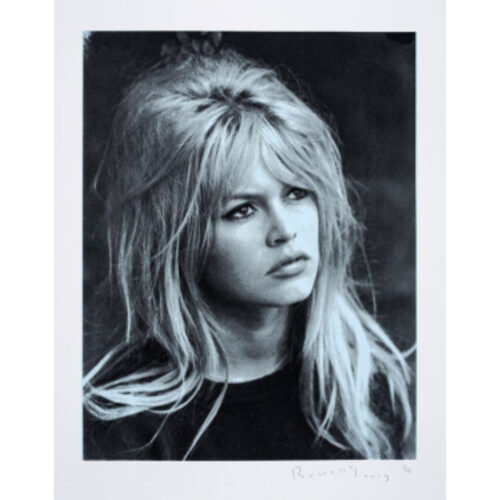 Bridget Bardot, Femme Fatale (blue) | 30" x 24"