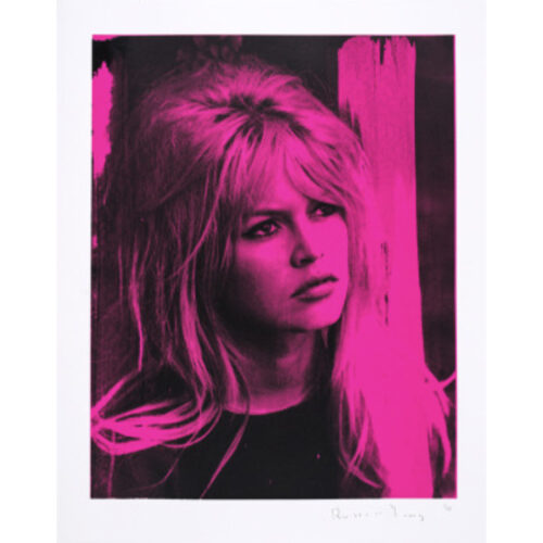 Bridget Bardot, Femme Fatale (hot pink) | 30" x 24"