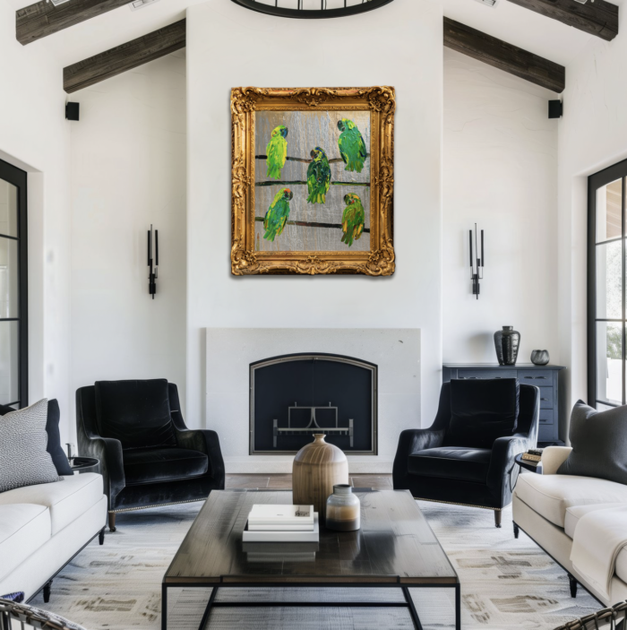 Amazons Silver | 33" x 27", 43.5" x 37.5" Framed