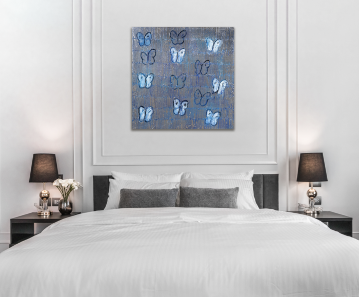 Blue Ascension Mardi | 30" x 30"