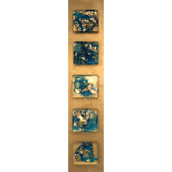 Blue and Gold Ingot | 79″ x 14.75″