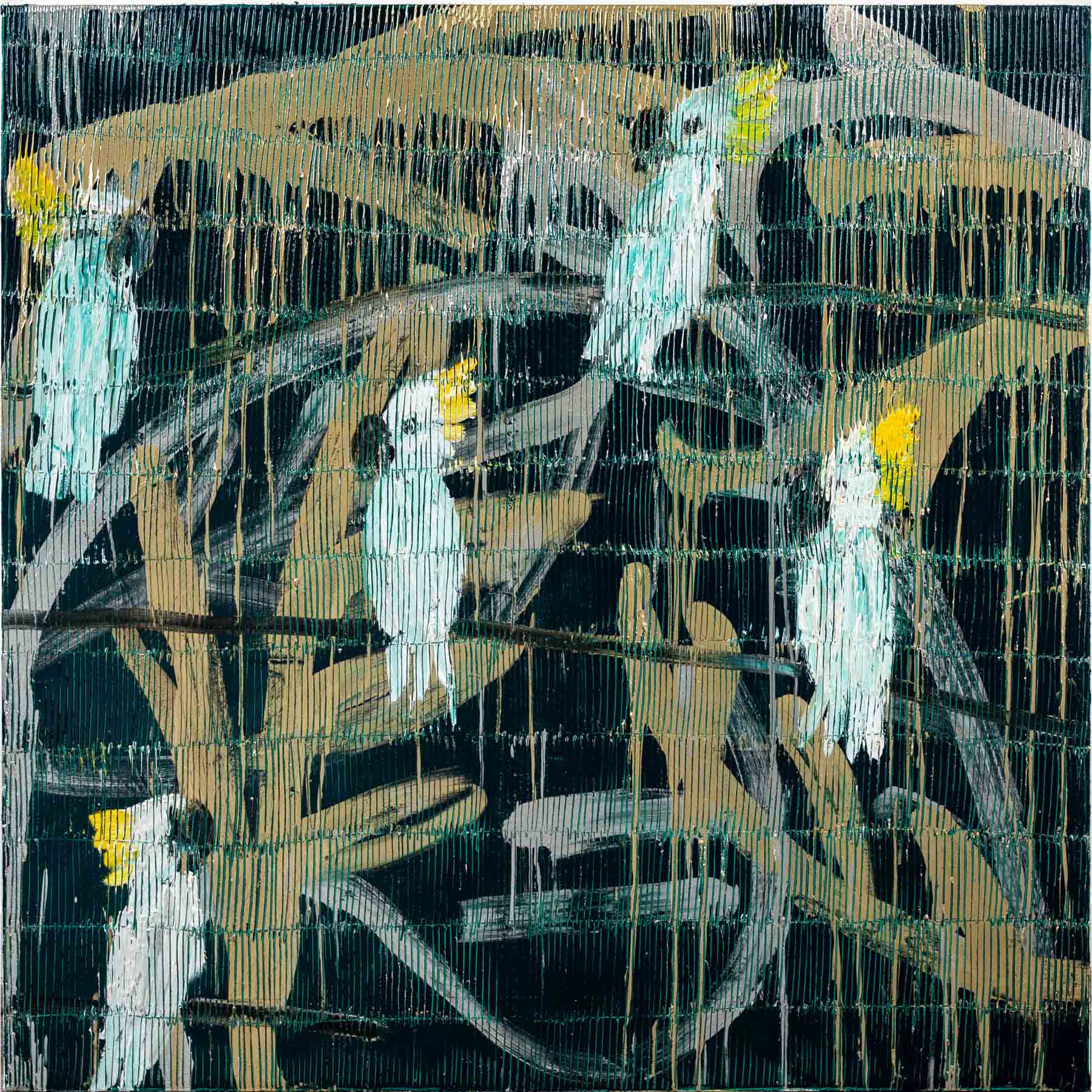 Green Monsoon 2 | 48" x 48"
