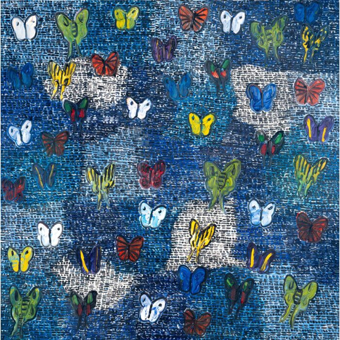 Guardians in Blue | 60" x 60"