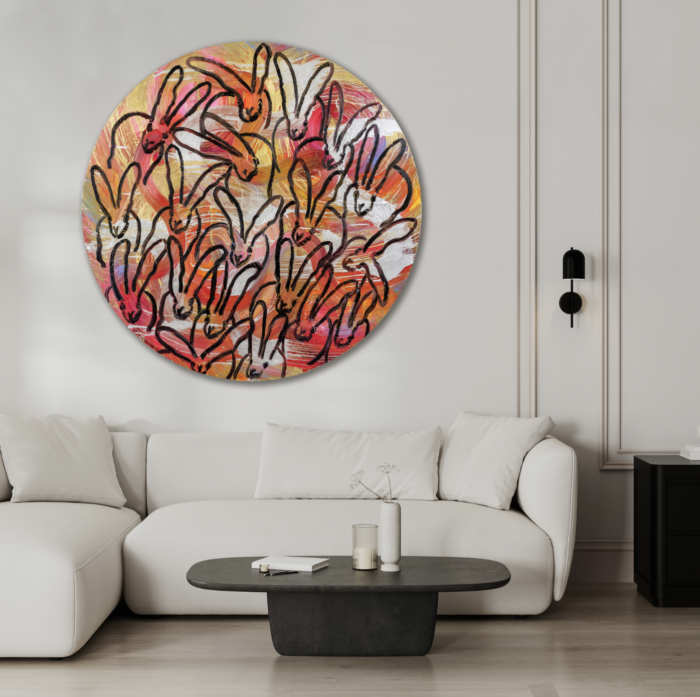 Red Totem | 60" x 60"