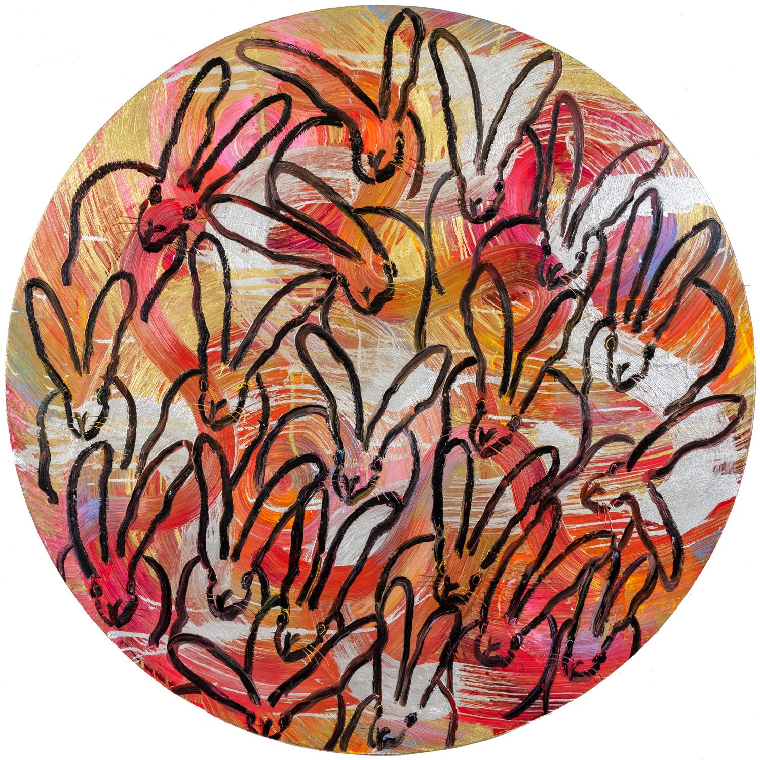 Red Totem | 60" x 60"