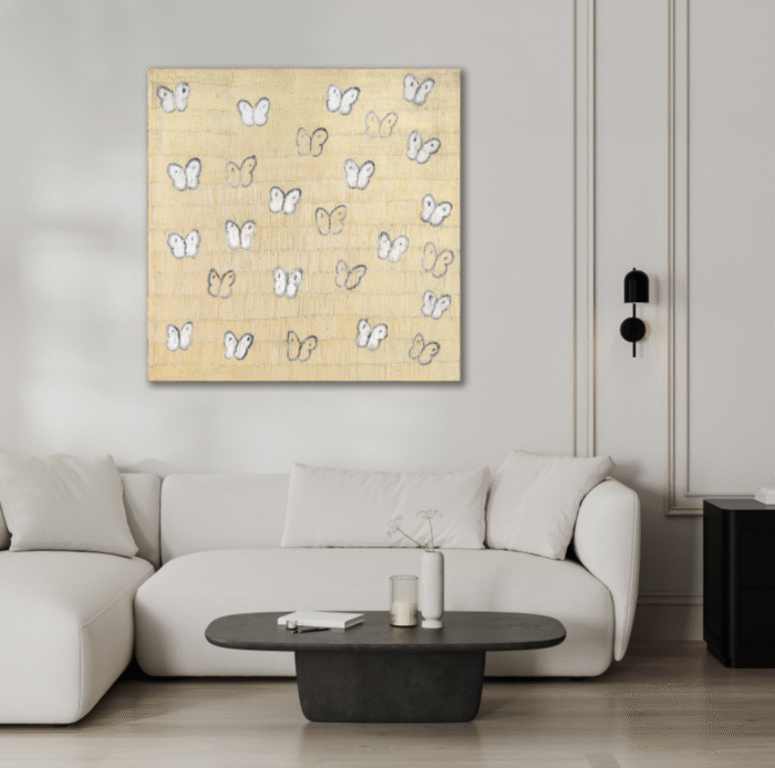 White Ascension Morning Glory | 48" x 48"