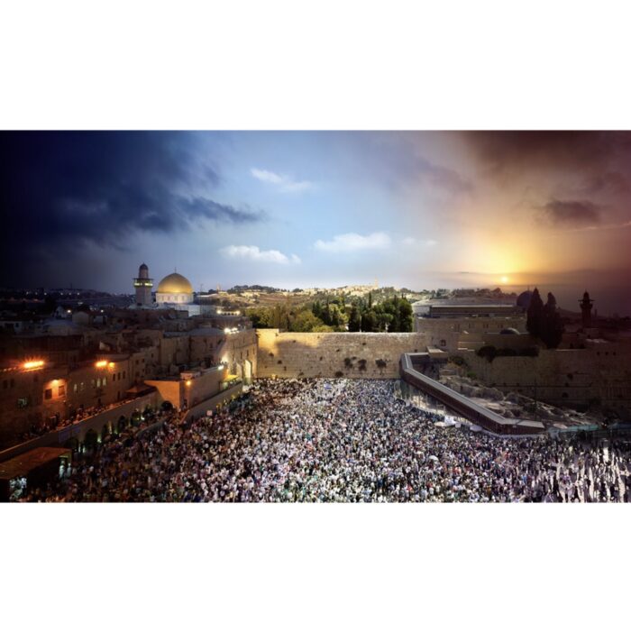Day to Night, Western Wall, Jerusalem, Israel