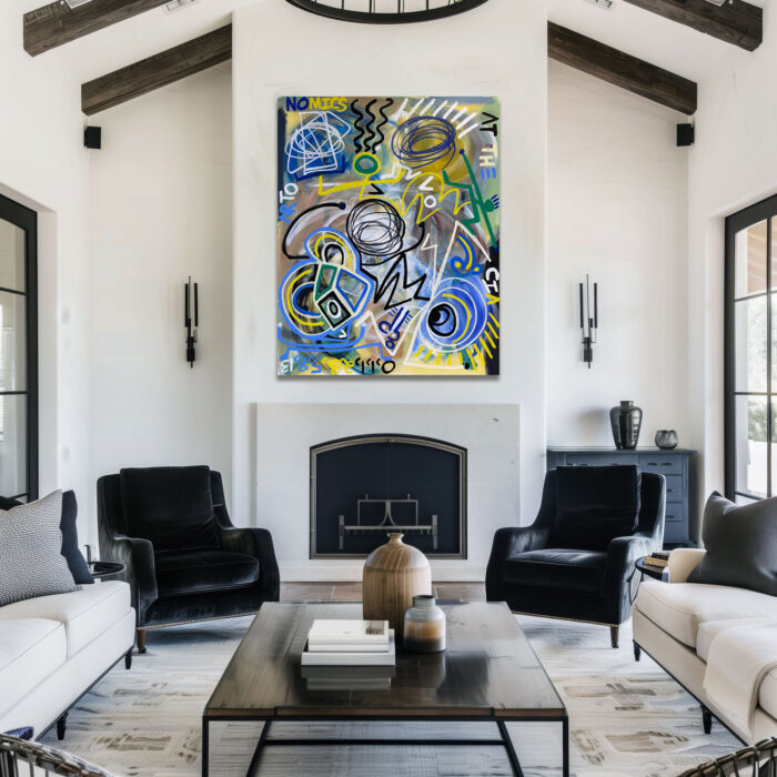Artonomics at the CIA | 60" x 48"