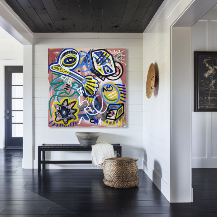 Cinco Cabezas at the CMA | 48" x 48"