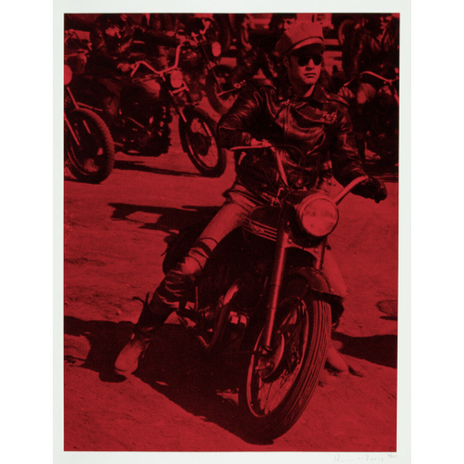 FAME+SHAME: Brando Bike (125) red + black | 39" x 30"