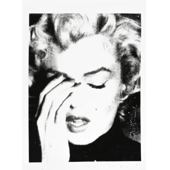 Marilyn Crying (Black + White #1)