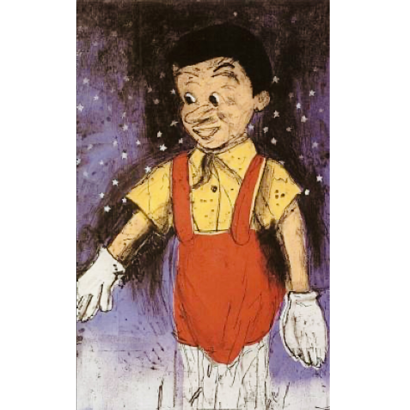 Pinocchio's Blue Wall | Paper: 62.6" x 39.96" Image: 57.87" x 35.83"