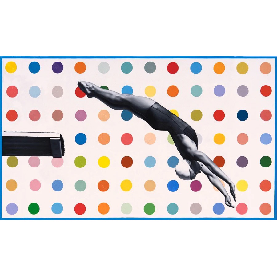 Quantum Splash | 42" x 71"