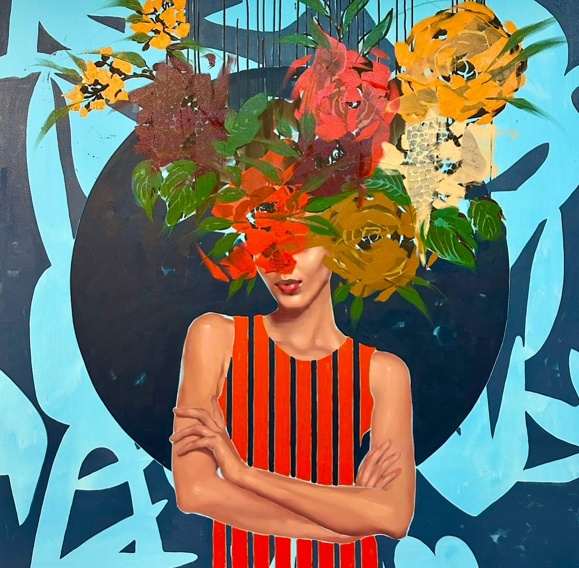 A Brand New Image | 60" x 60"