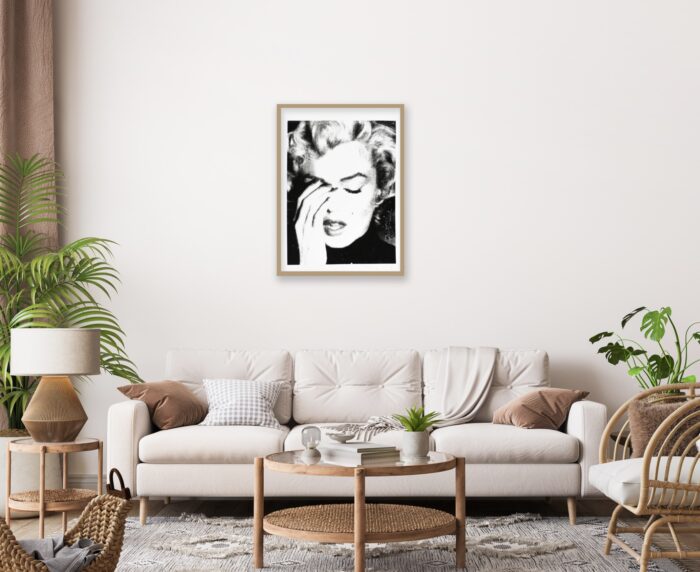 Marilyn Crying (Black + White #1) - Image 2