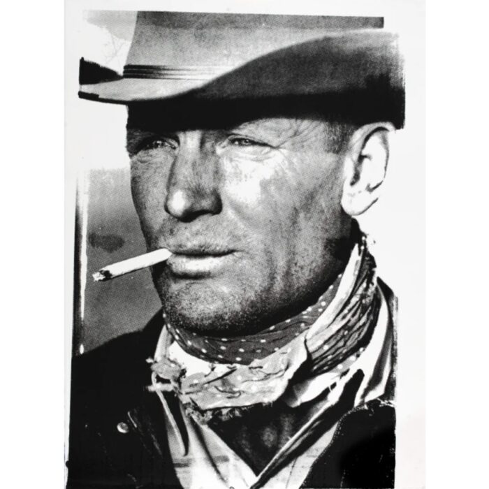 The Cowboy #3 - West (Black + White)