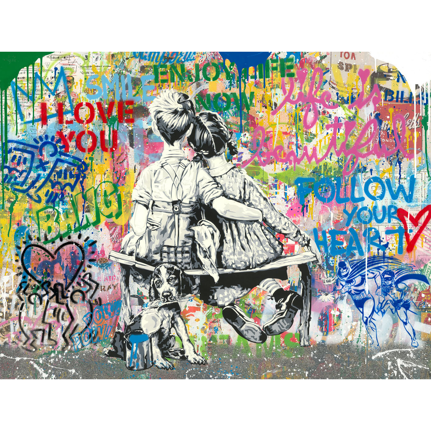 Work Well Together | 38" x 50"