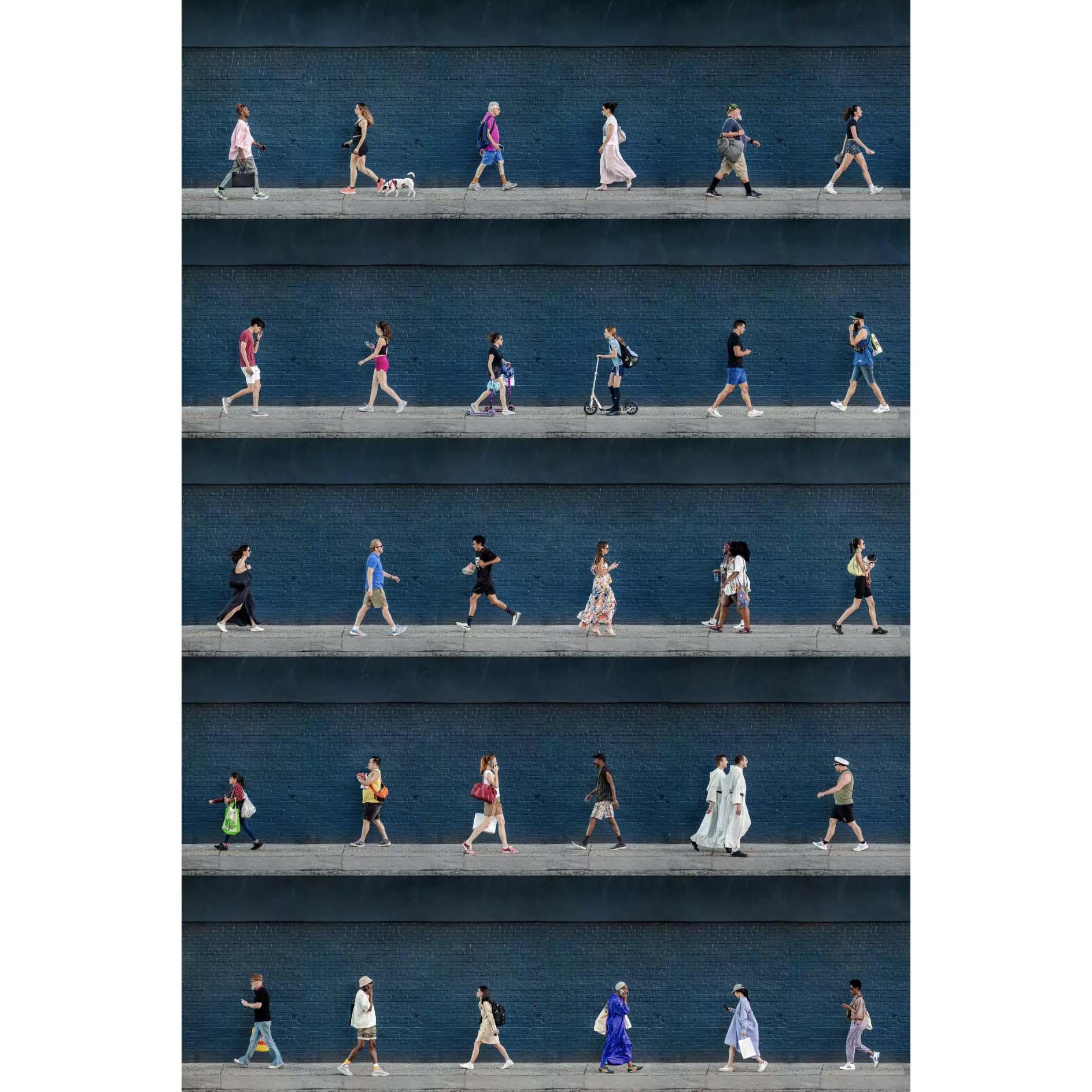 Christopher Street (2023), NYC | 45" x 30"