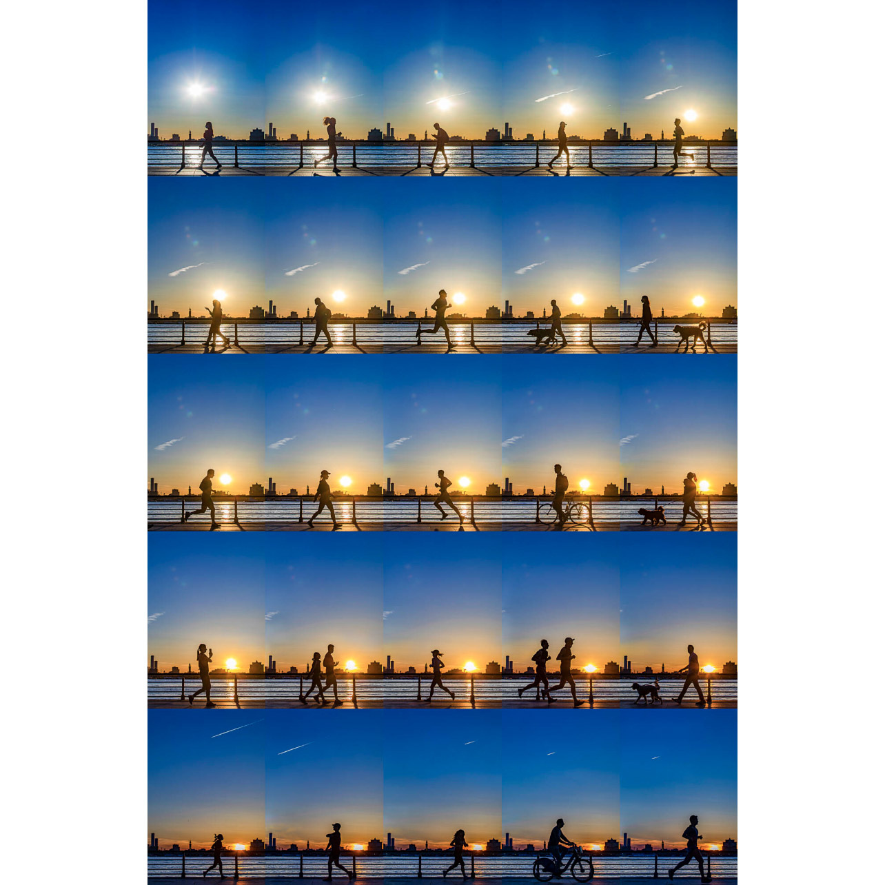 Hudson River Park Sunset, NYC