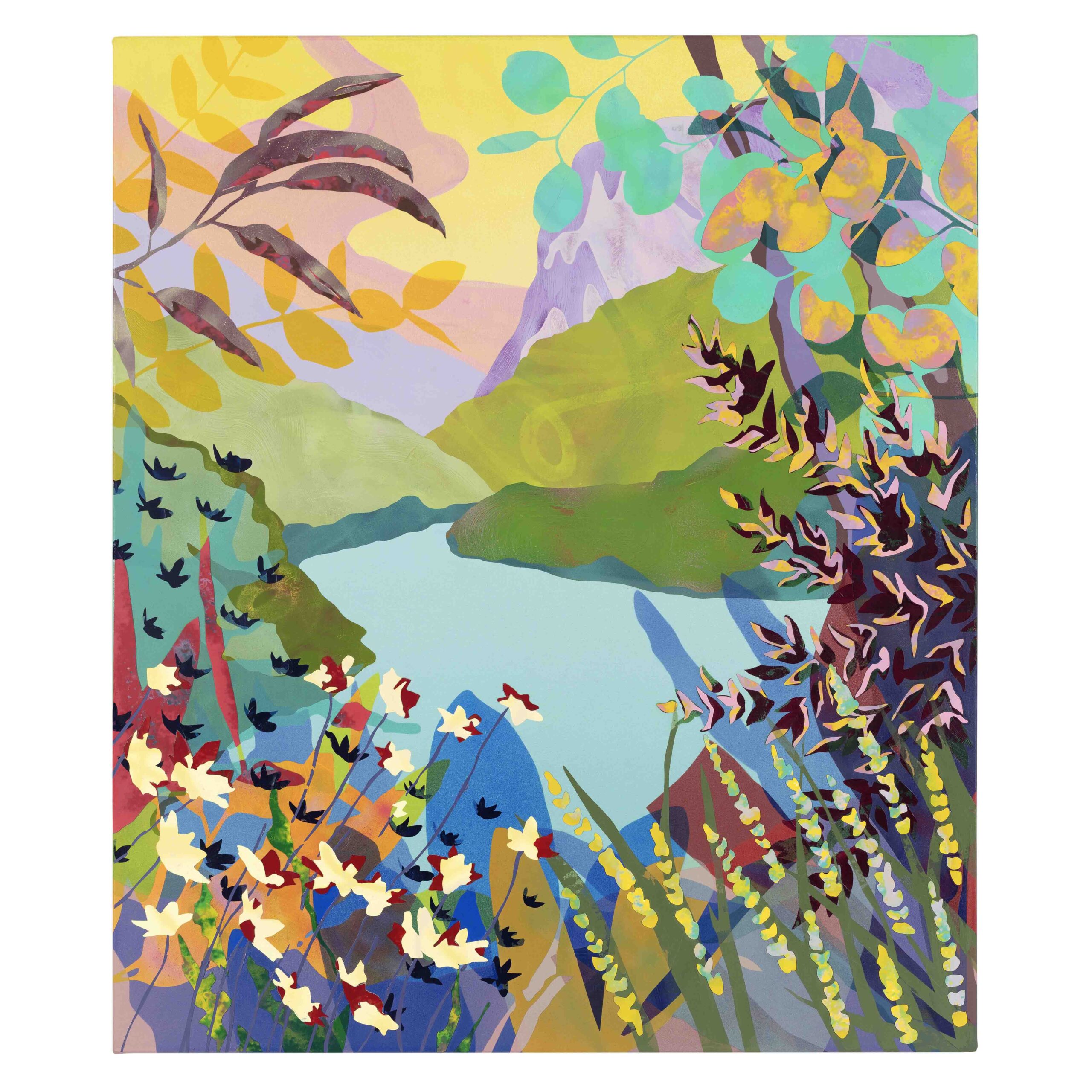We traced the path back | 51.2" x 43.3" x 2"