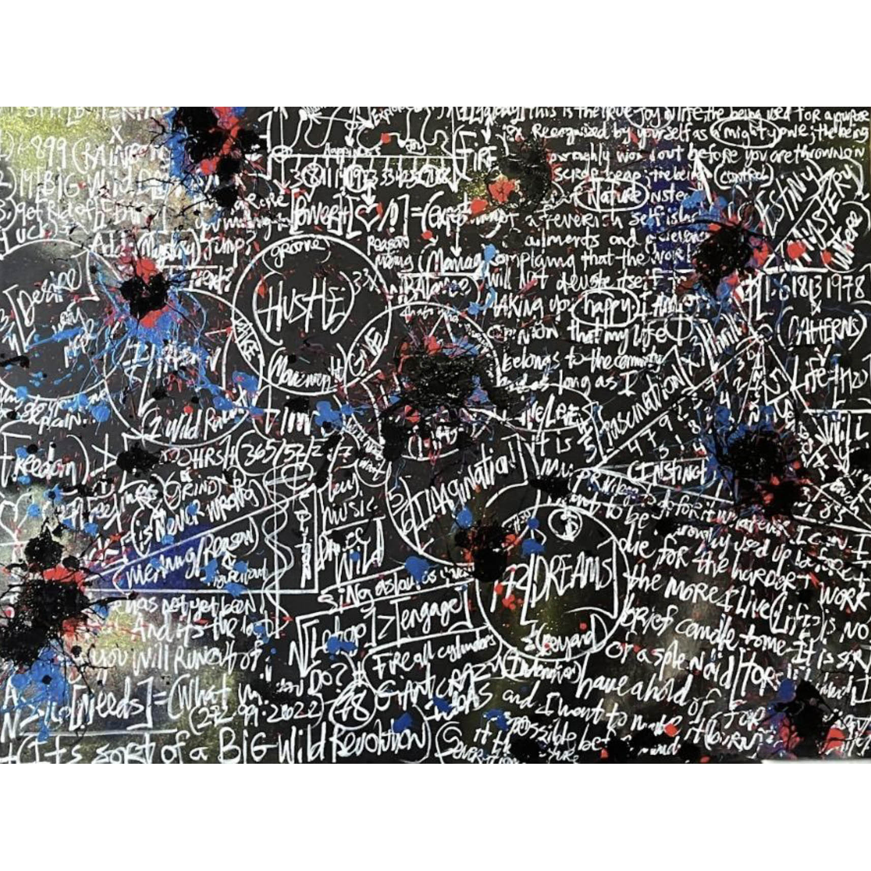 77 Expectations | 72” x 96"