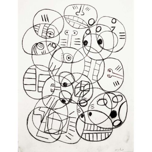 Life Is A Three Ring Circus | 30" x 22", 35.5" x 27.5" Framed