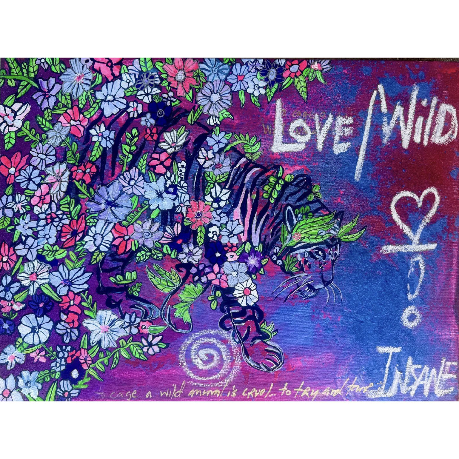 Love Wild | 18” x 24”