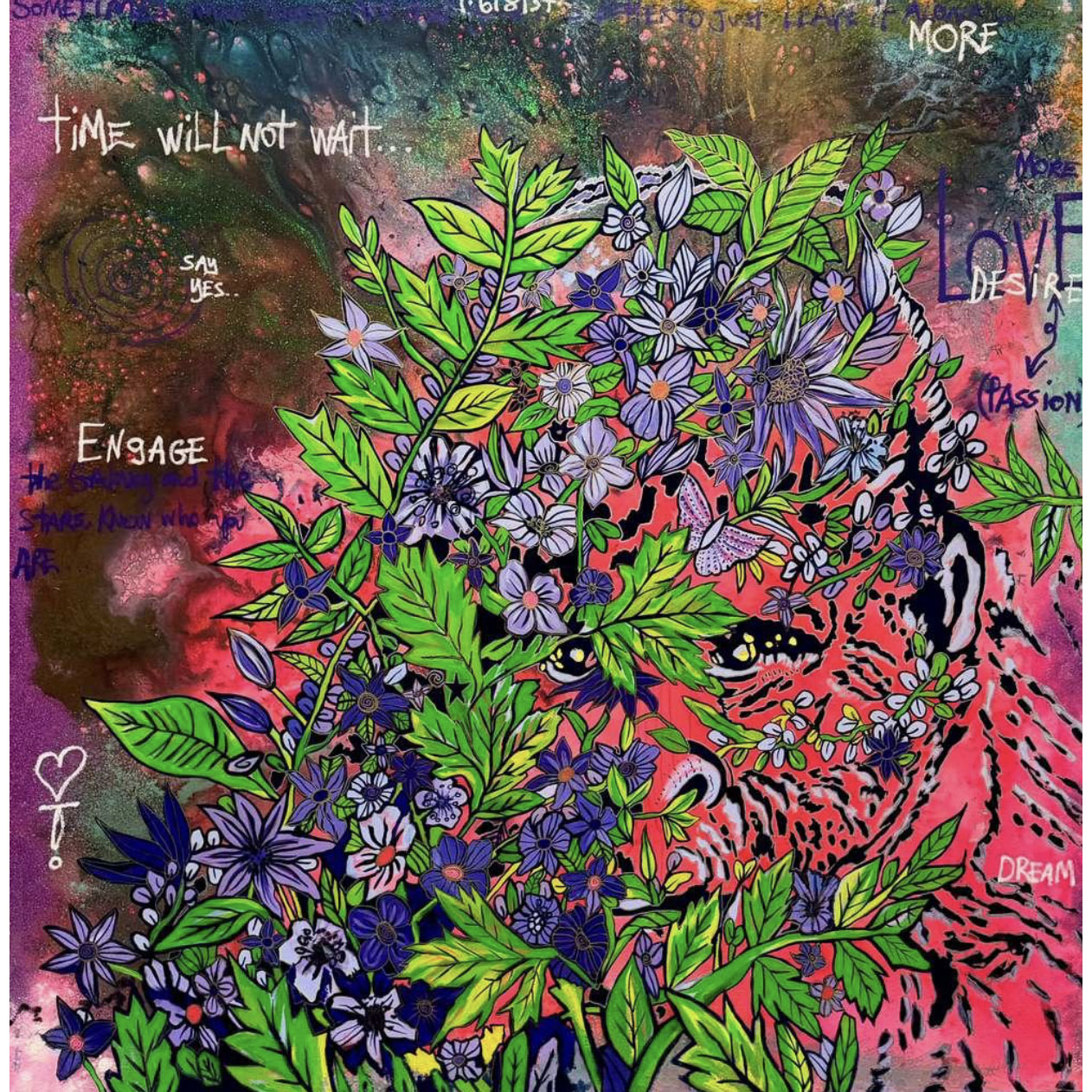 Time Won't Wait | 108” x 108”