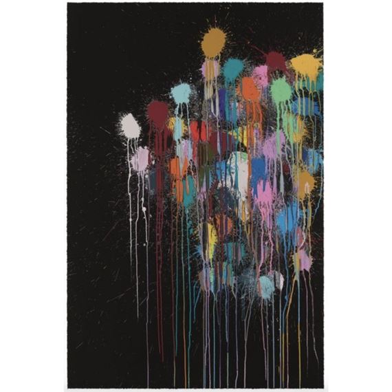 Colour Splat Edge (black) | 33.5" x 22.25"