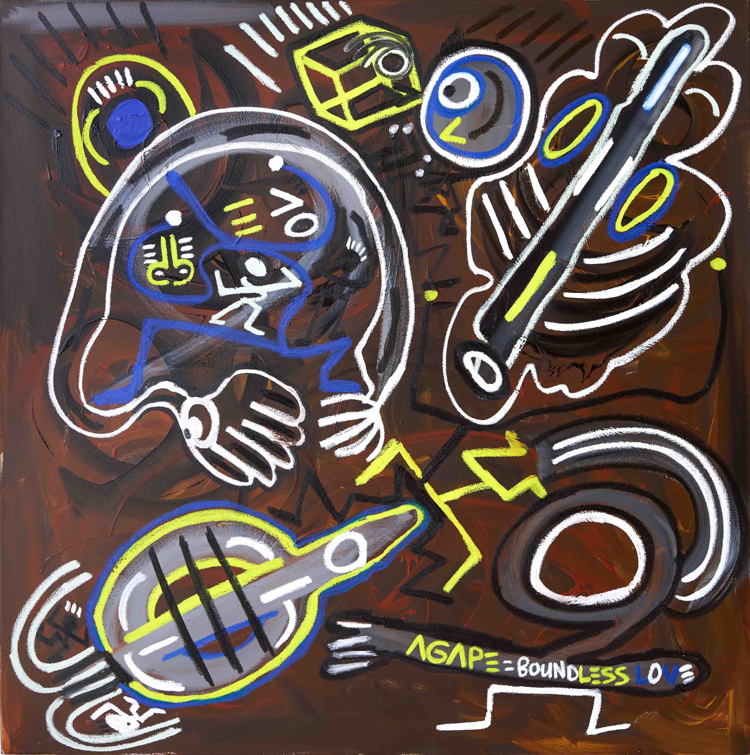 Agape = Boundless Love | 60" x 60"