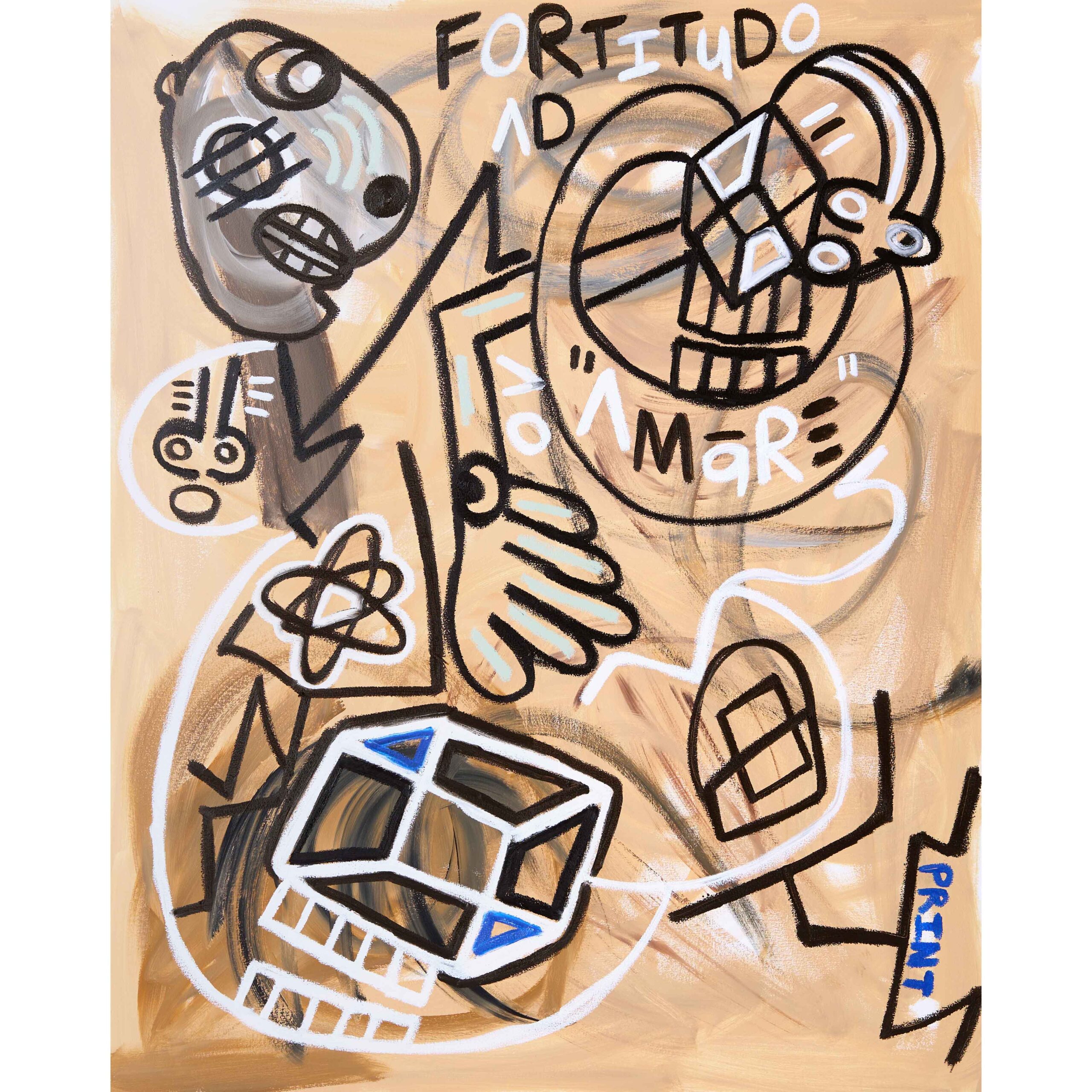 Fortitudo Ad Amare | 60" x 48"