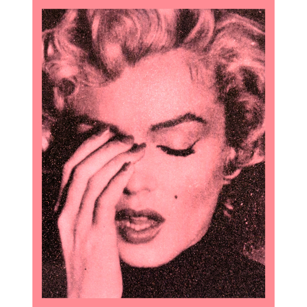 Marilyn Crying (Pegasus Pink) | 28" x 21"