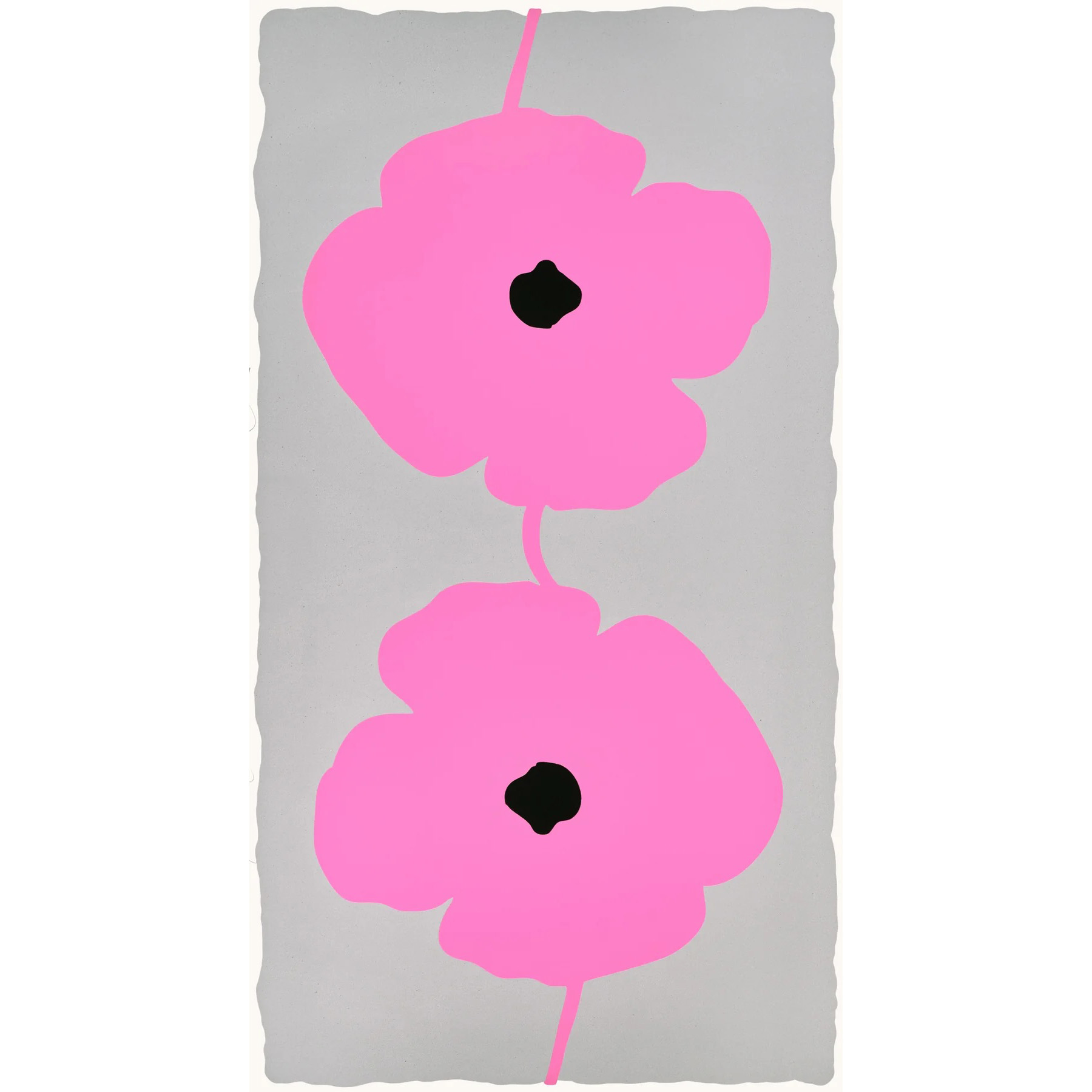 Double Poppies Pink | 52.5" x 30"