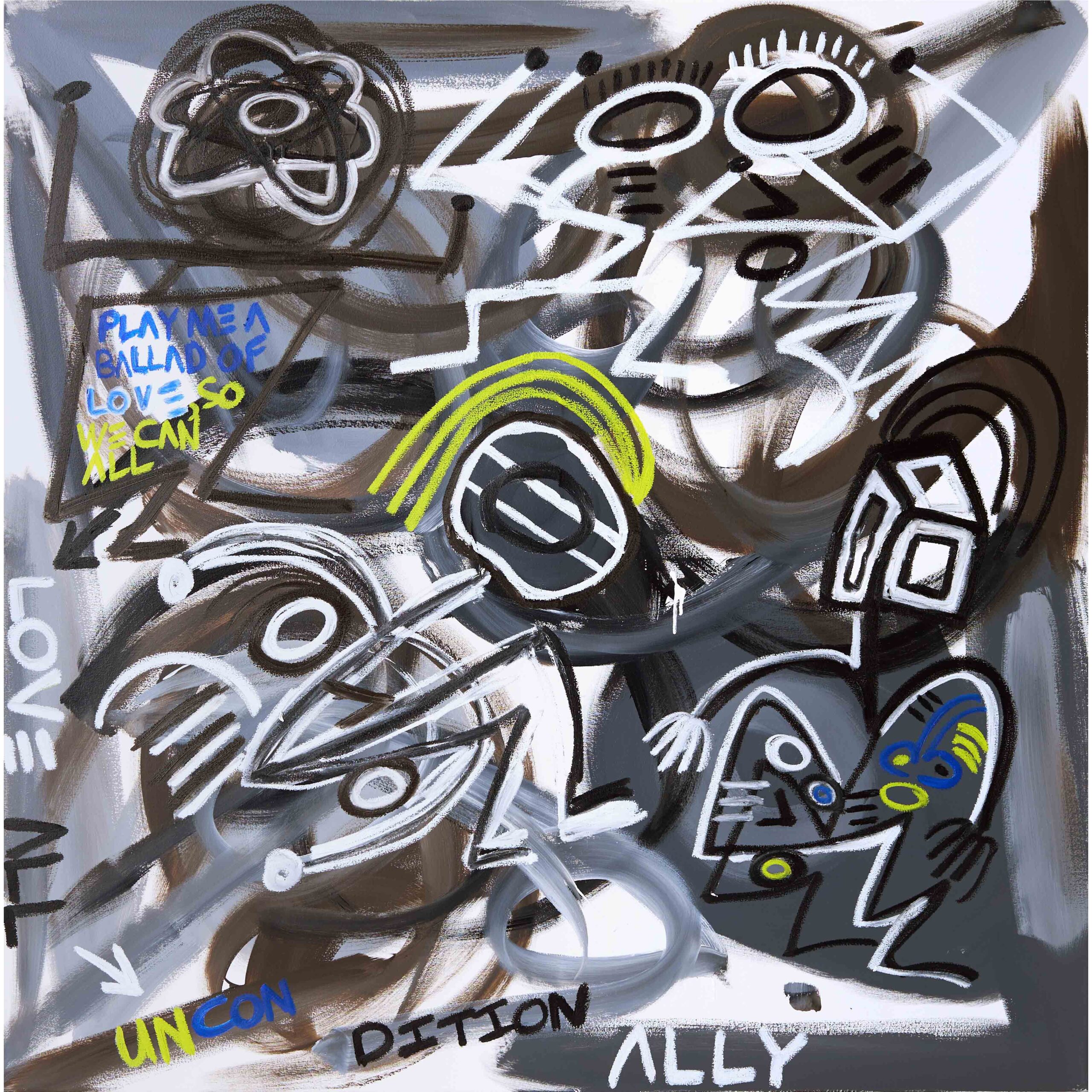 Play Me A Ballad of Love | 60" x 60"