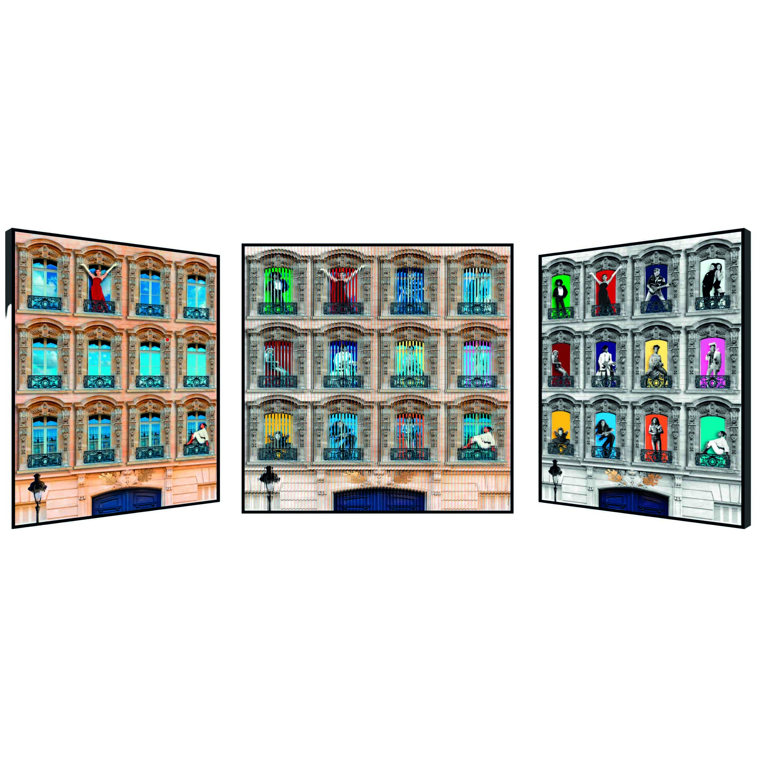 Glamour Palace | 39.5" x 39.5", 42.5" x 42.5" Framed