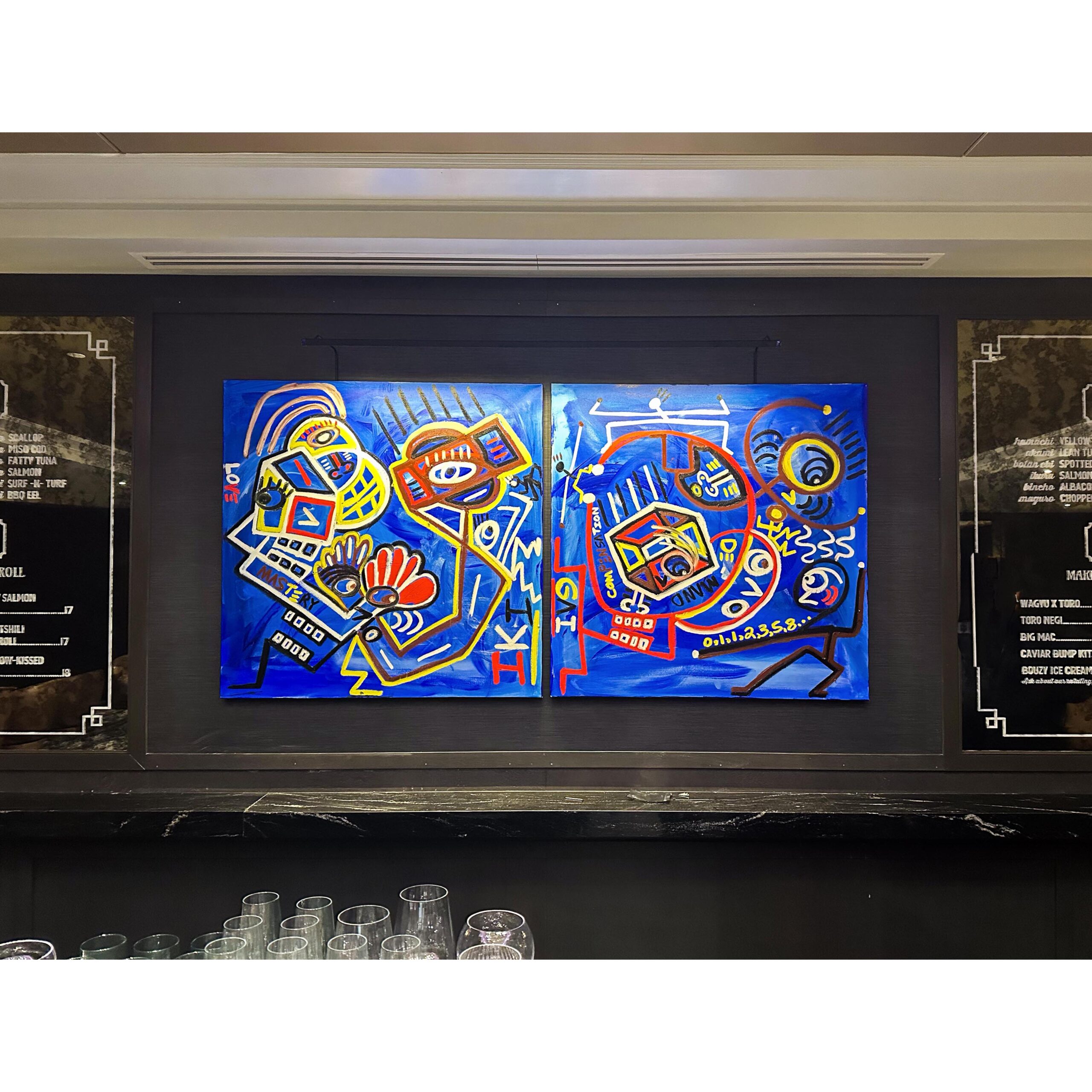 Ikigai 2169 | 40" x 40", 40" x 40"