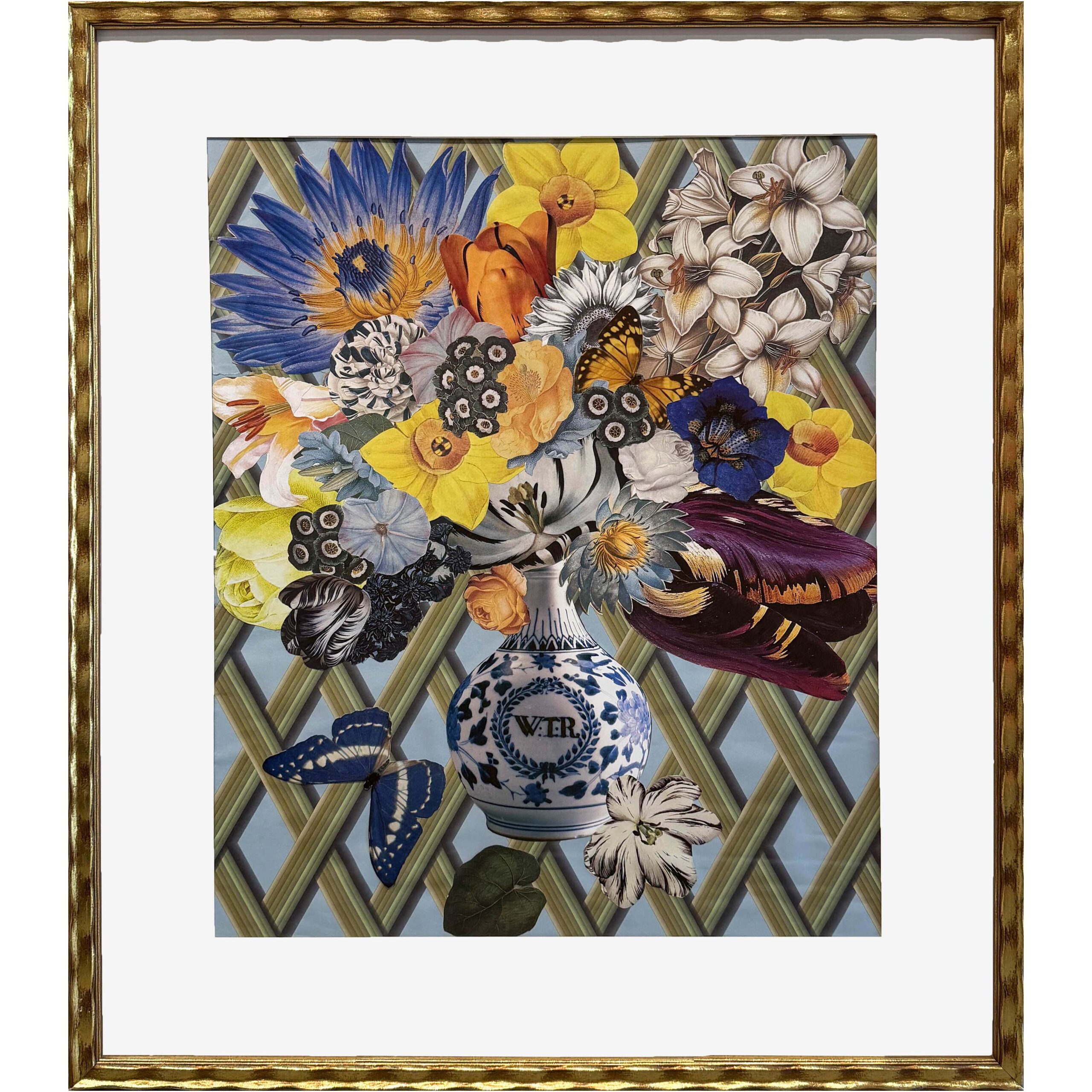 Blue Flemish Still Life | 20.5" x 16", 26.75" x 22.5" Framed
