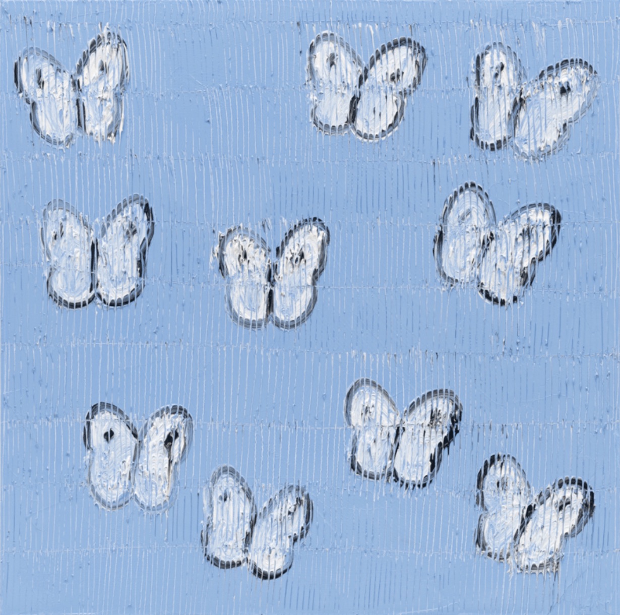 Cabbage Patch Butterflies | 30" x 30"